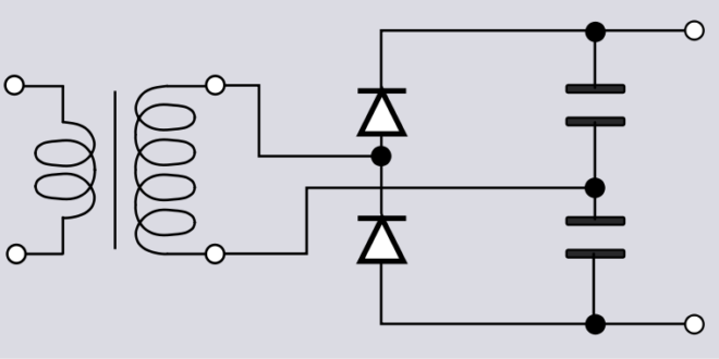 Half-Wave & Full-Wave Voltage Doubler: Working & Circuit Diagram