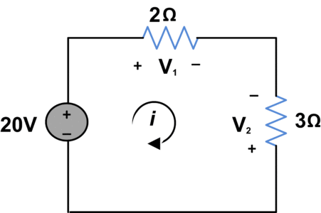 Kirchhoff's Voltage Law Example 2