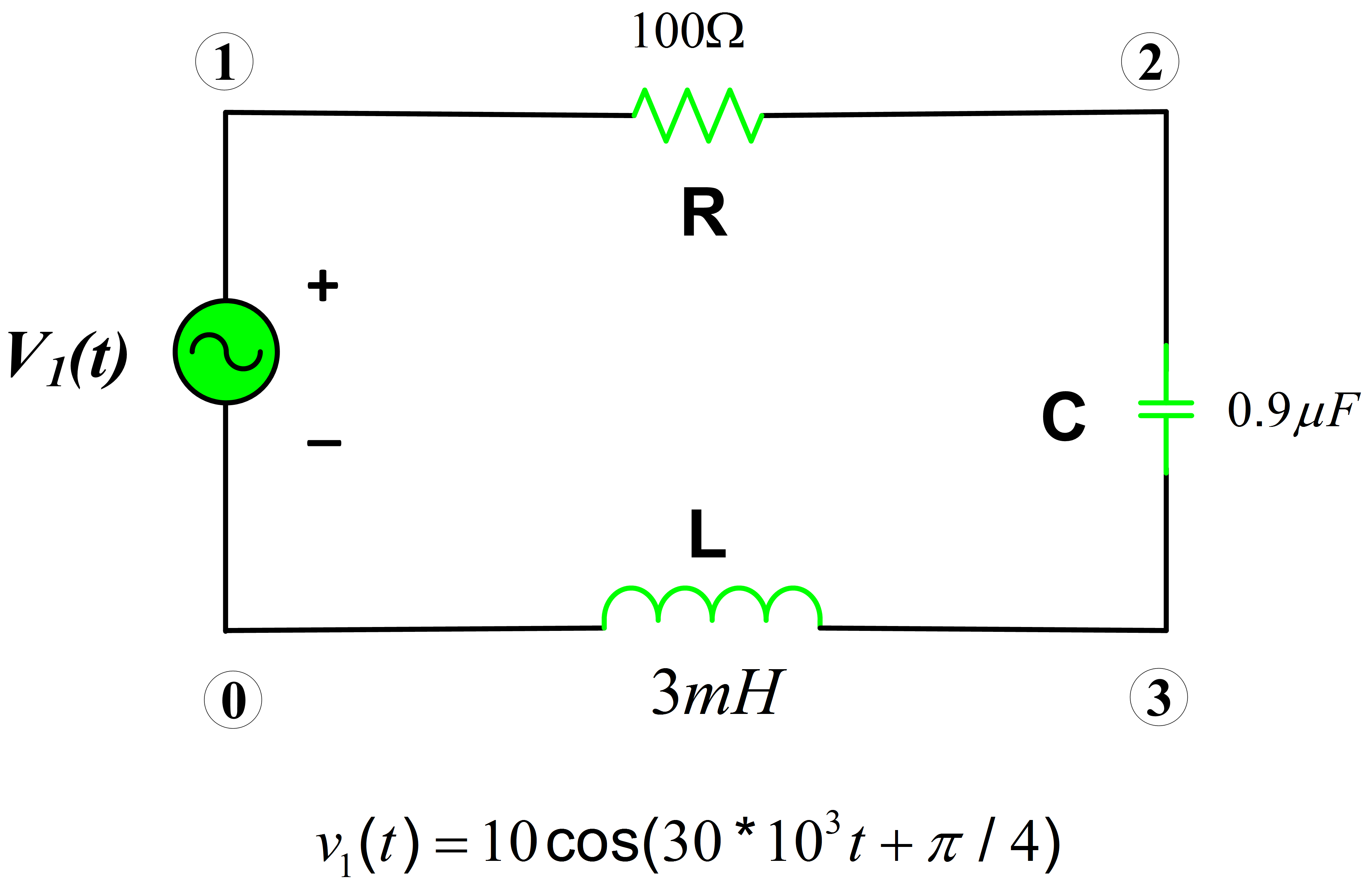 rlc circuit in matlab simulink