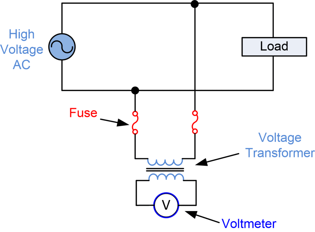 Potential Transformer Circuit Diagram
