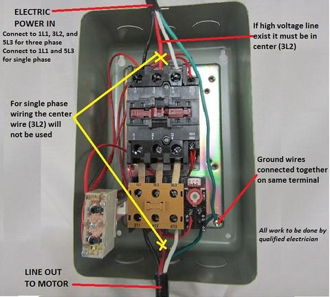 Motor Contactor Types Plc Control, 240 Volt Motor Starter Wiring Diagram