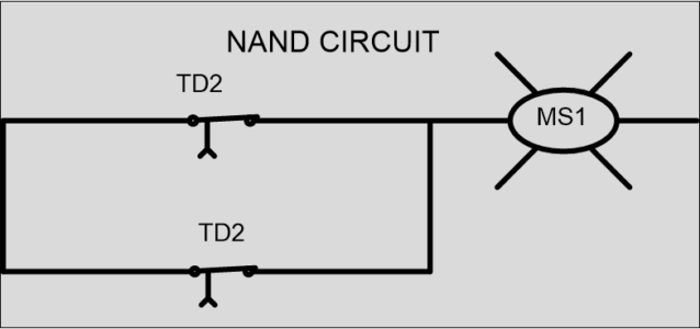 Hard-wire NAND Logic Circuit