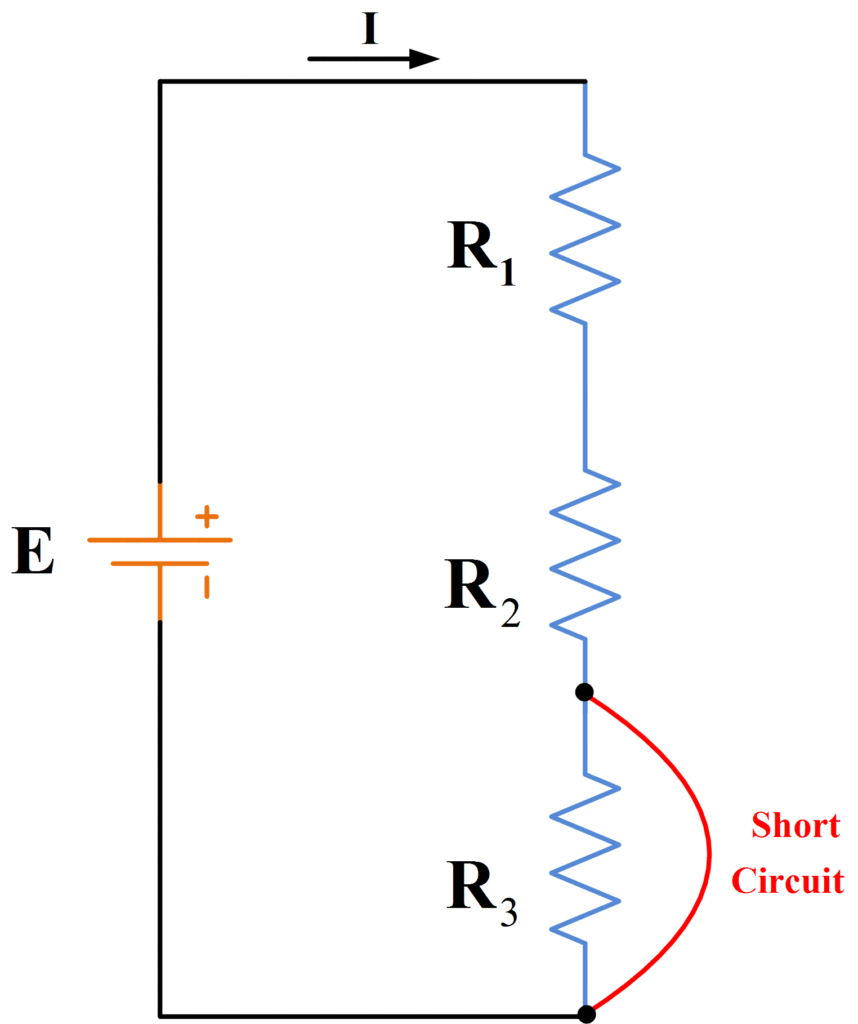 Series Circuit with a Short-Circuited Connection