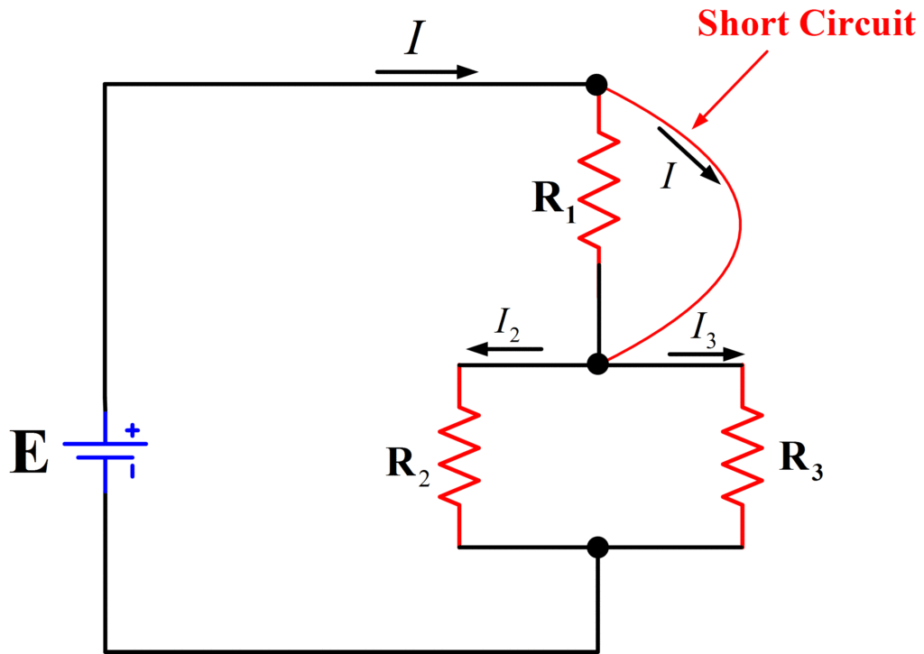 Open-Circuit in Series-Parallel Circuit