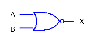 Schematic Symbol for NOR Gate