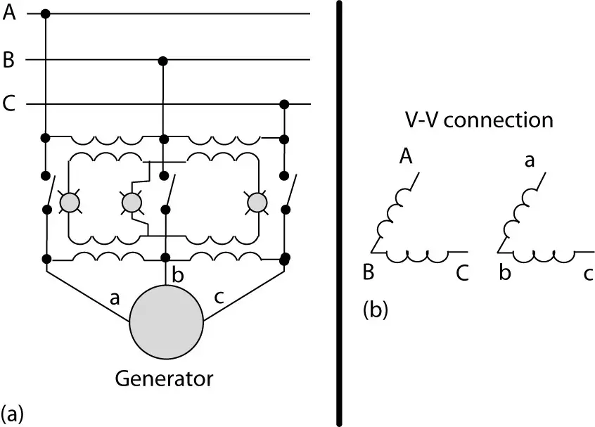 Three-bulb method using transformers