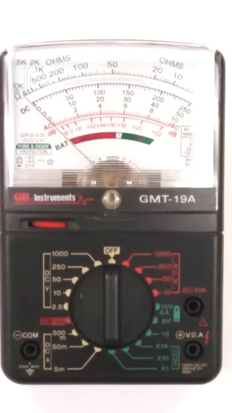 analog multimeter diagram