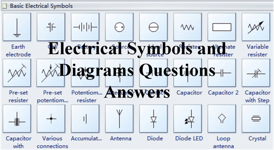 Electrical Symbols and Diagrams Questions Answers | Electrical Academia