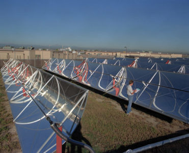 Parabolic Trough Solar Concentrator Array