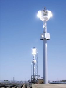 Central solar tower receiver