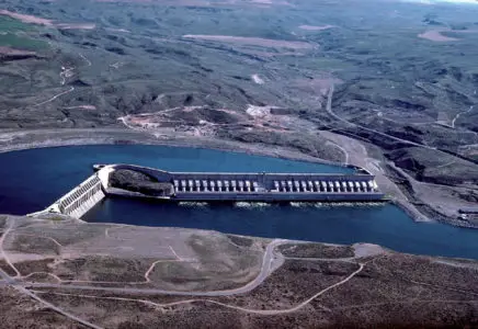 The Chief Joseph Dam on the Columbia River in Washington State is the largest run-of-the-river dam in the world
