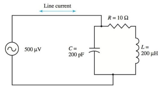 parallel resonant circuit example