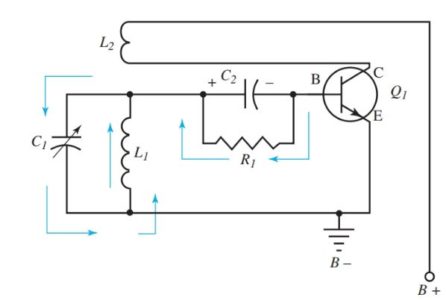 Step 2 in Armstrong oscillator operation