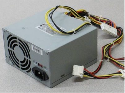 power supply provides power to the motherboard and to other computer components.