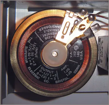 Variac-style transformers diagram