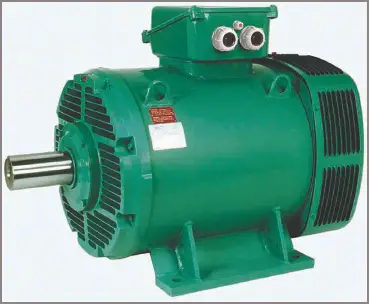 An air-cooled electric motor