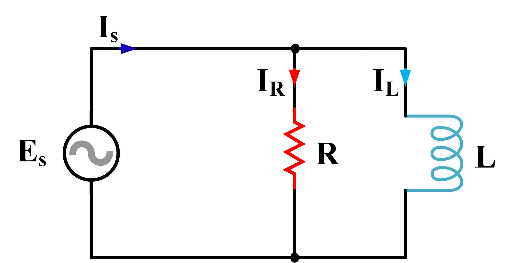 Parallel RL Circuit | Phasor Diagram | Impedance & Power ...