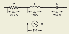 Voltage Calculation in Series RLC Circuit 
