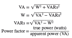 power formula for parallel rc circuit 