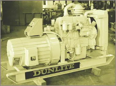 Skid mounted generating unit