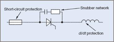 SCR protection circuit diagram
