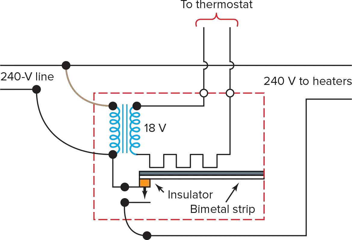 remote thermostat control circuit diagram