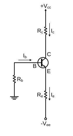 Emitter Biasing Diagram