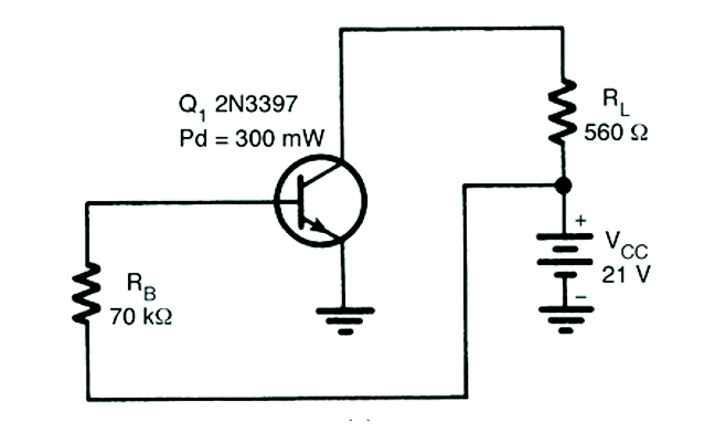 Circuit Diagram of BJT Amplifier.