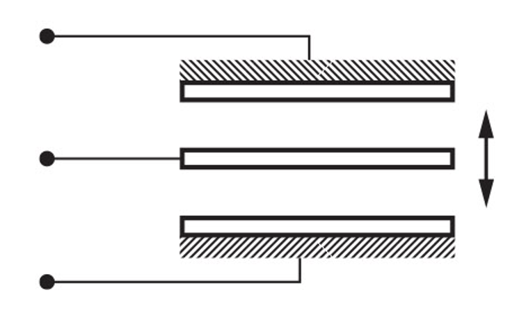 Model of a silicon capacitive micromachined accelerometer
