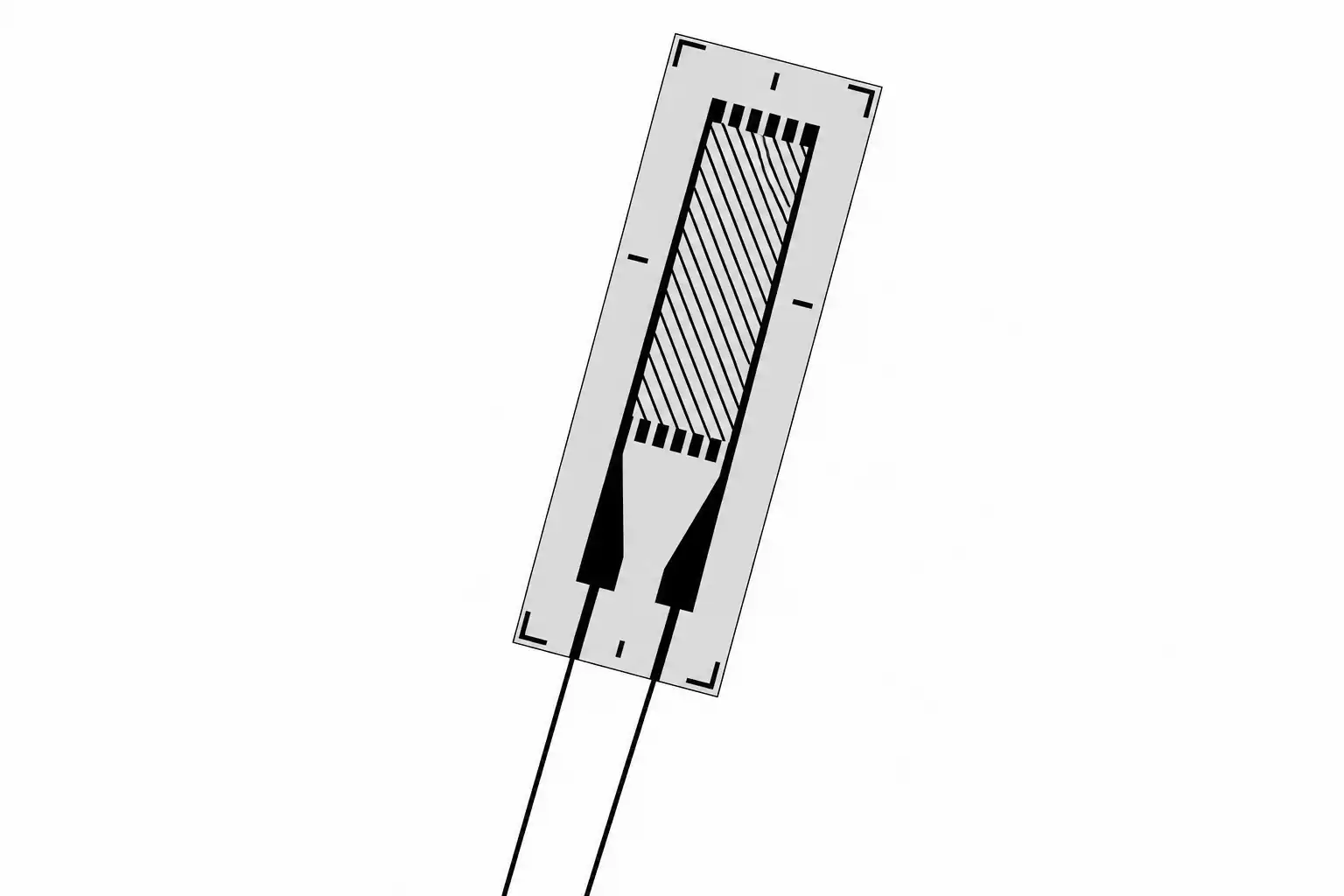 Metal-foil strain gauge
