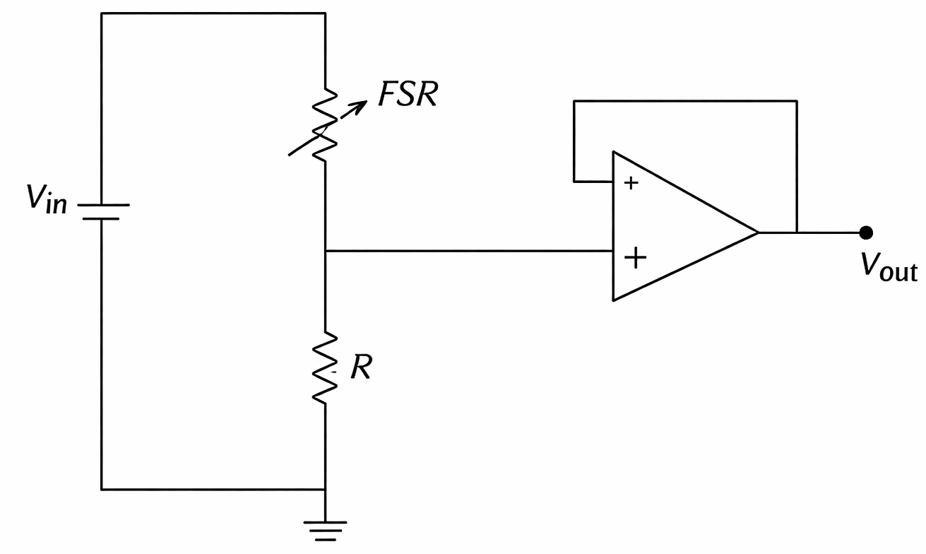 FSR wiring to minimize loading effects